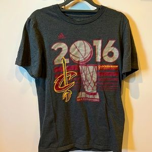 2016 Locker Room NBA Cavaliers Championship T-Shirt